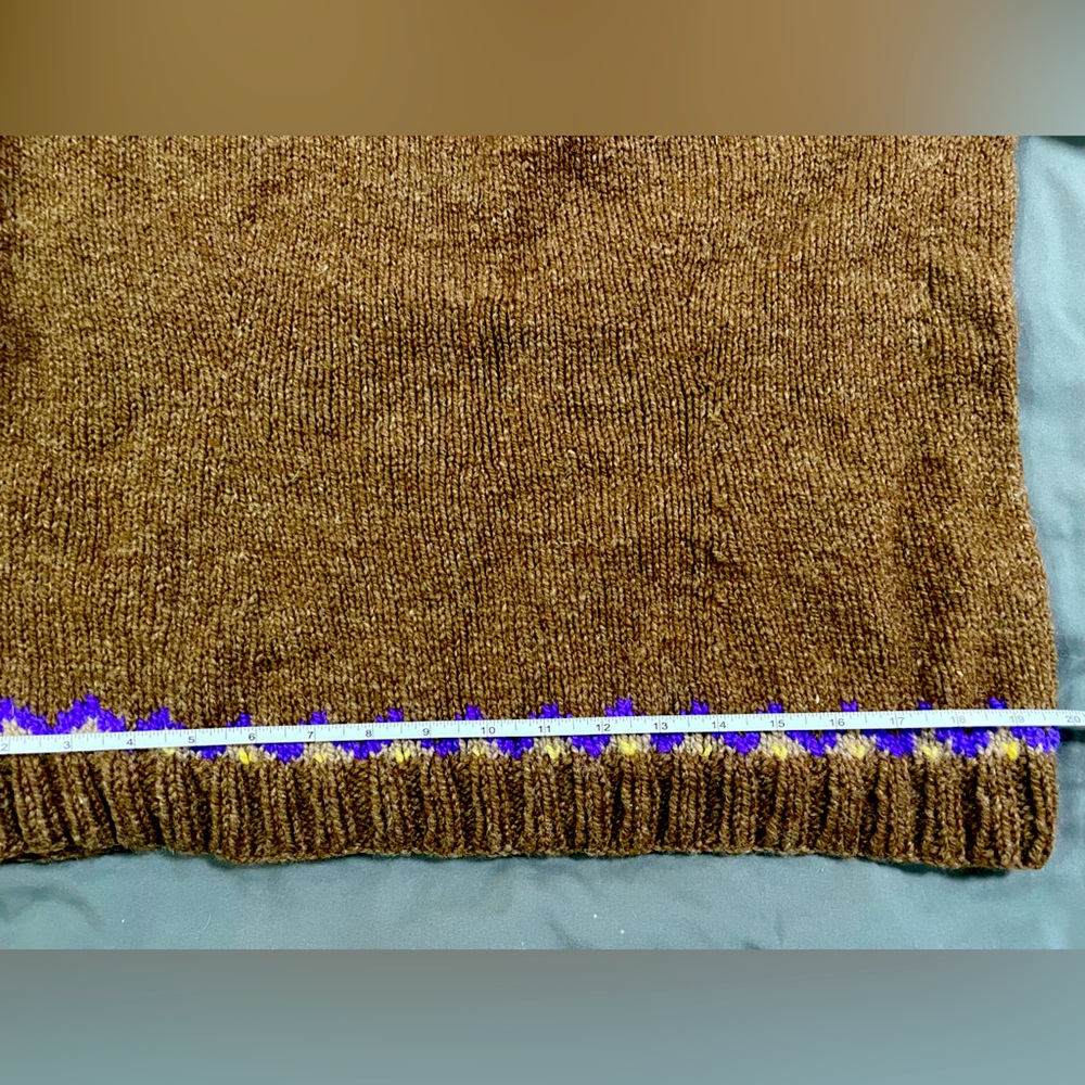 EUC Fair Isle Wool Sweater - Picture 7 of 9